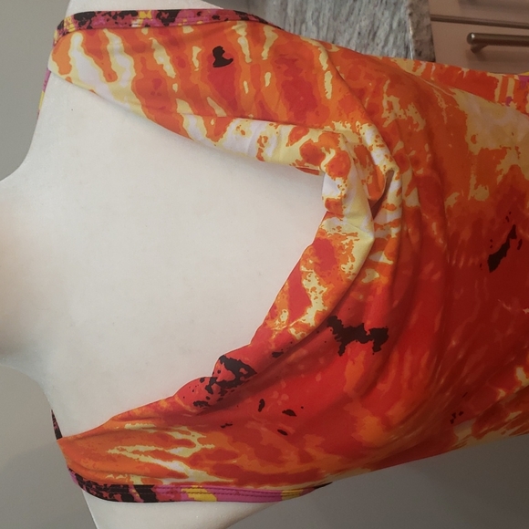 Cowl Neck Sleeveless Blouse - Picture 2 of 8